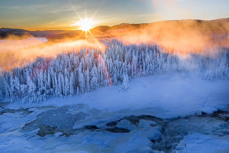 Winter in Schwedisch Lappland
